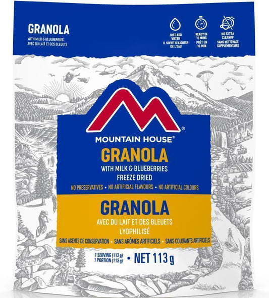 Granola with Milk and Blueberries - Not Applicable 1