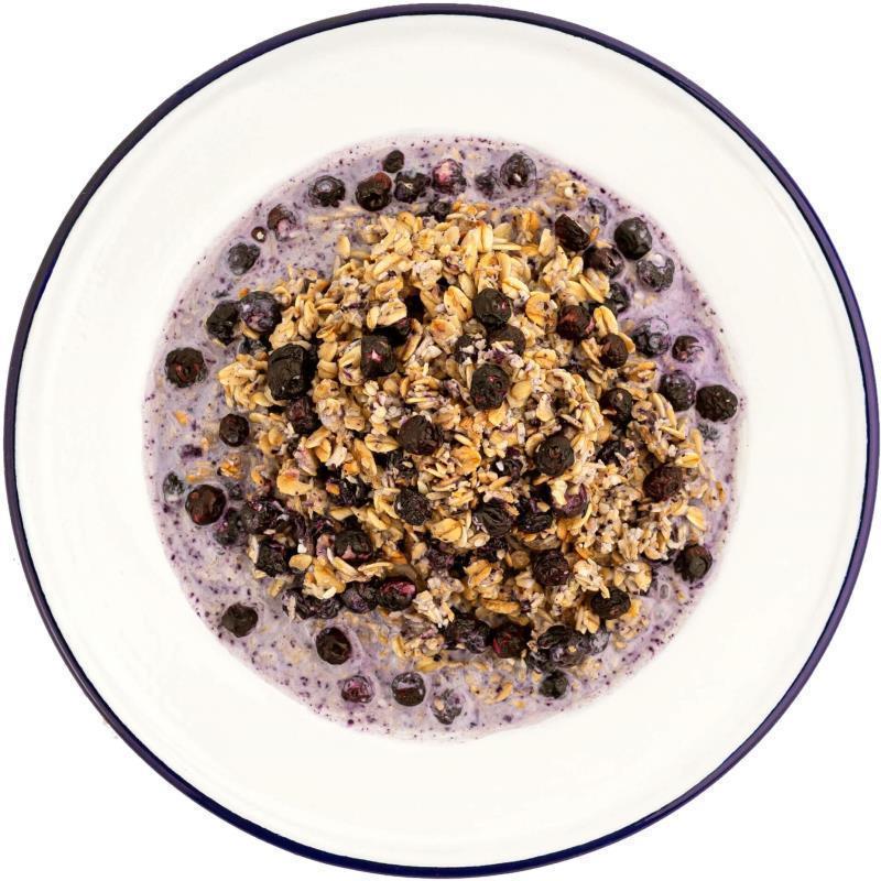 Granola with Milk and Blueberries - Not Applicable 3