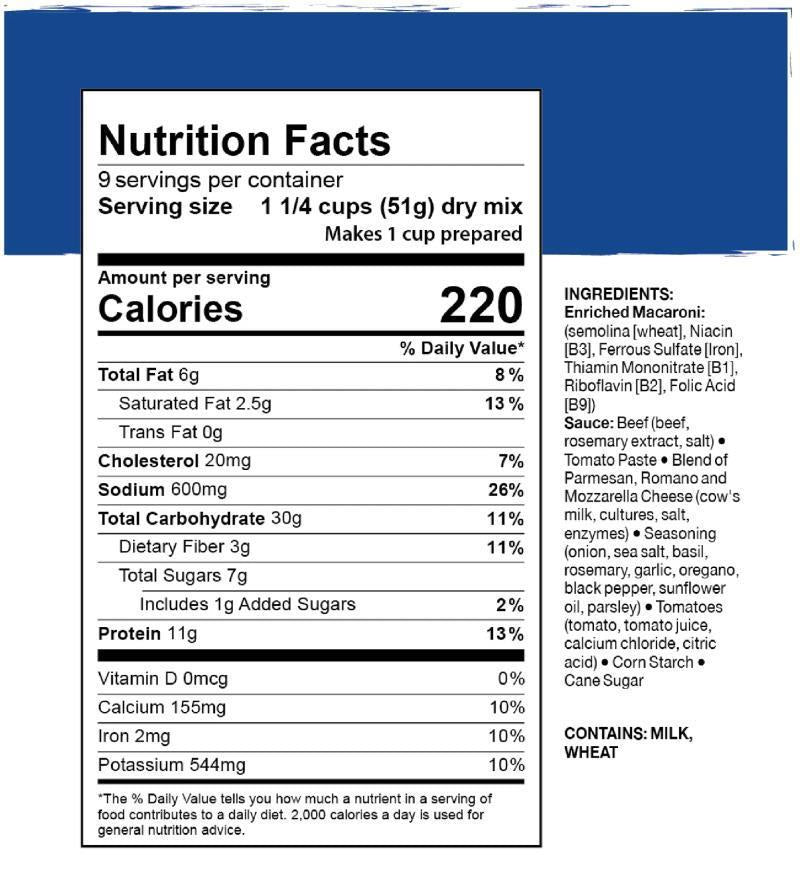 Lasagna with Meat Sauce - #10 Can - Not Applicable 2