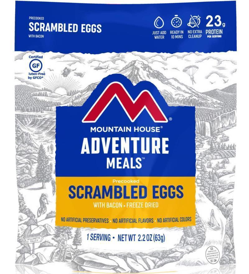Scrambled Eggs with Bacon - Gluten Free - not applicable 1