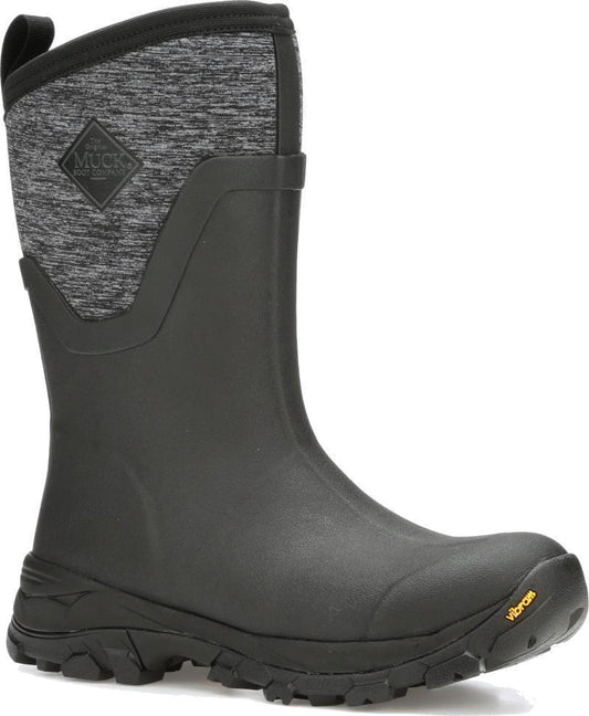 Arctic Ice Mid AG - Womens - black / jersey heather 1