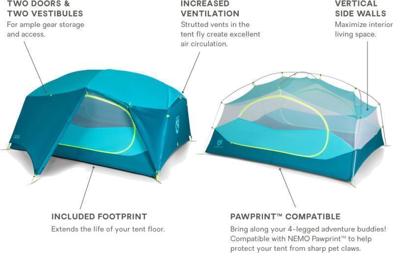 Aurora 3P Tent & Footprint - Surge 8
