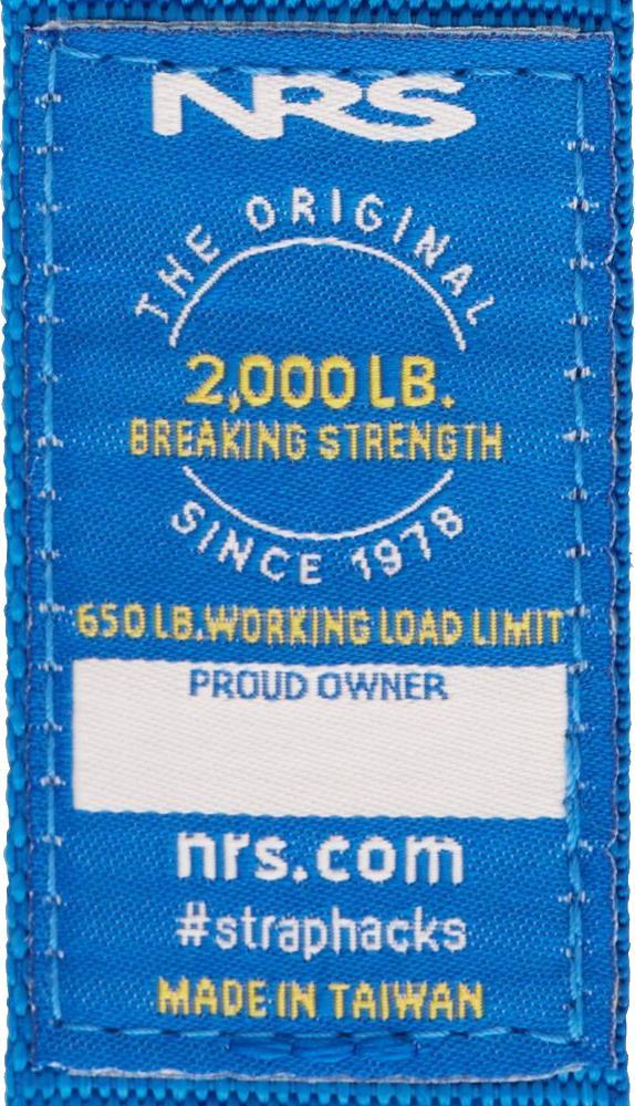 1.5" Heavy Duty Straps, 12` - Pair - Iconic Blue 3