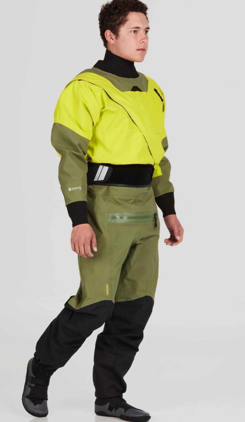Axiom GTX Pro Dry Suit - Mens - Chartreuse 3