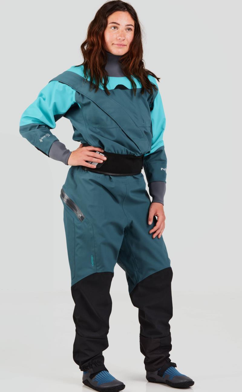 Axiom GTX Pro Dry Suit - Womens - Mediterranean / Aqua 4