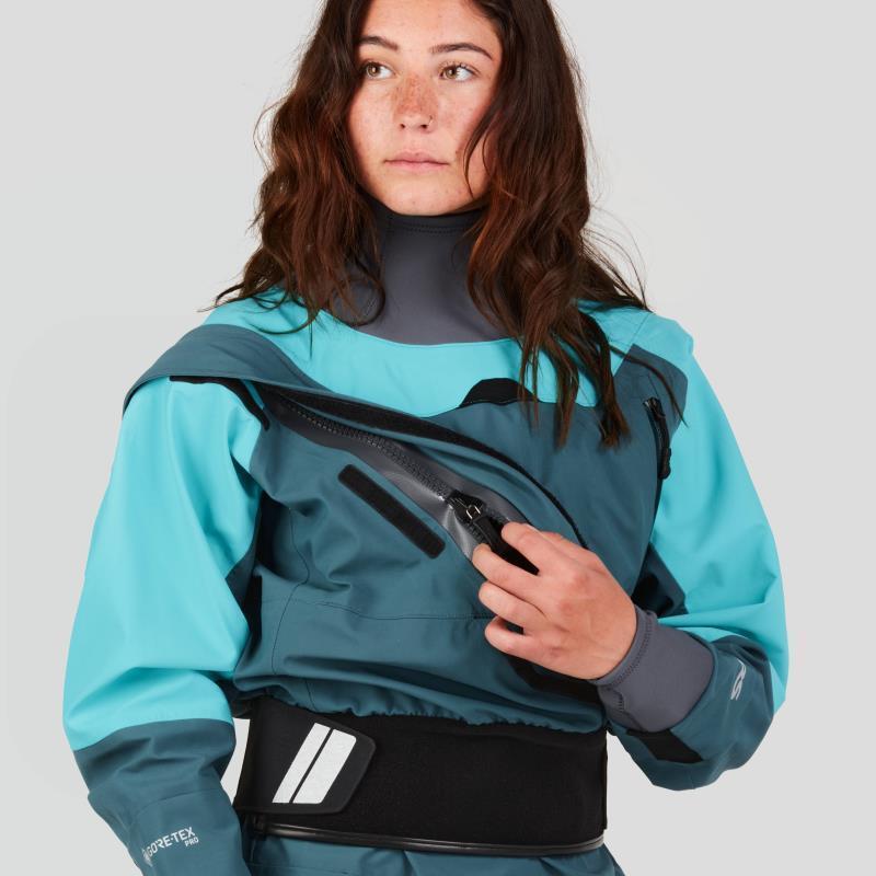 Axiom GTX Pro Dry Suit - Womens - Mediterranean / Aqua 6
