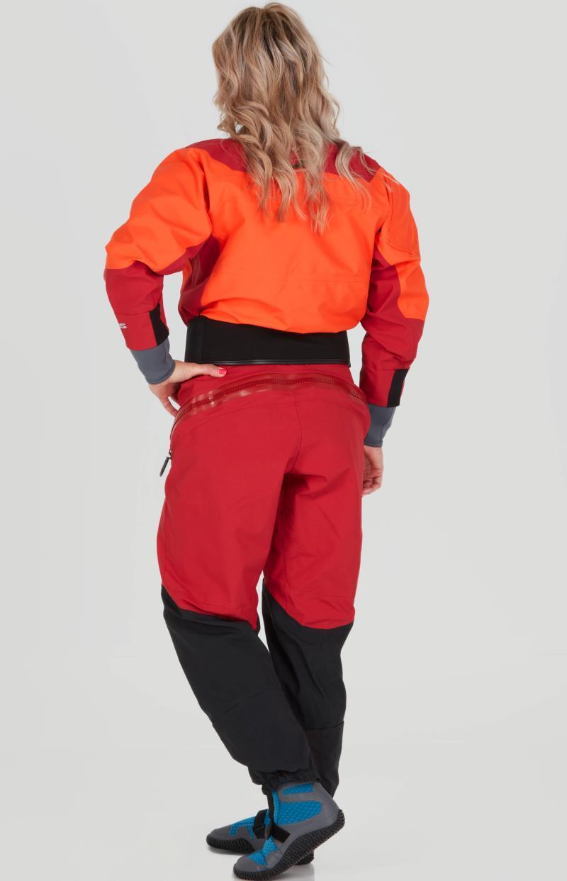 Axiom GTX Pro Dry Suit - Womens - Poppy / Vino 4