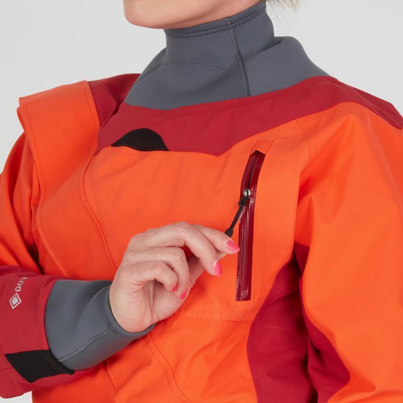 Axiom GTX Pro Dry Suit - Womens - Poppy / Vino 5