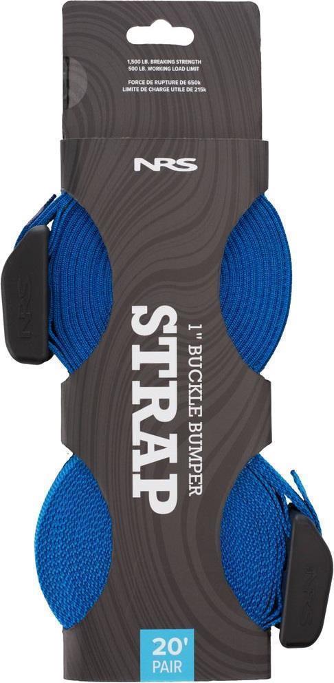Buckle Bumper Straps 20` - Pair - Iconic Blue 2