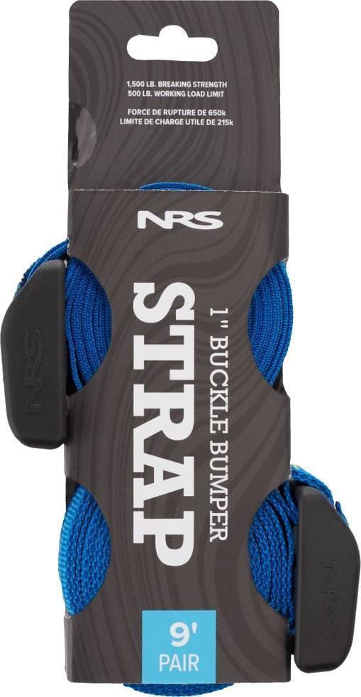 Buckle Bumper Straps 9` - Pair - Iconic Blue 3