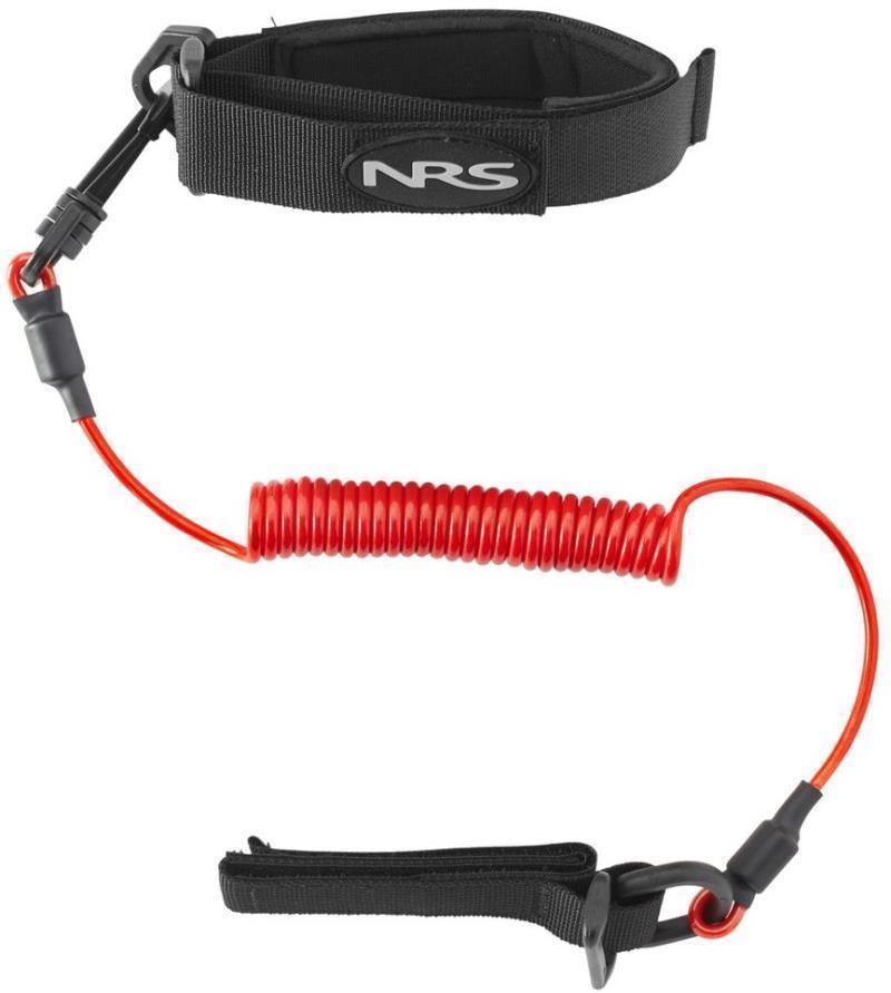 Coil Paddle Leash - Red 1