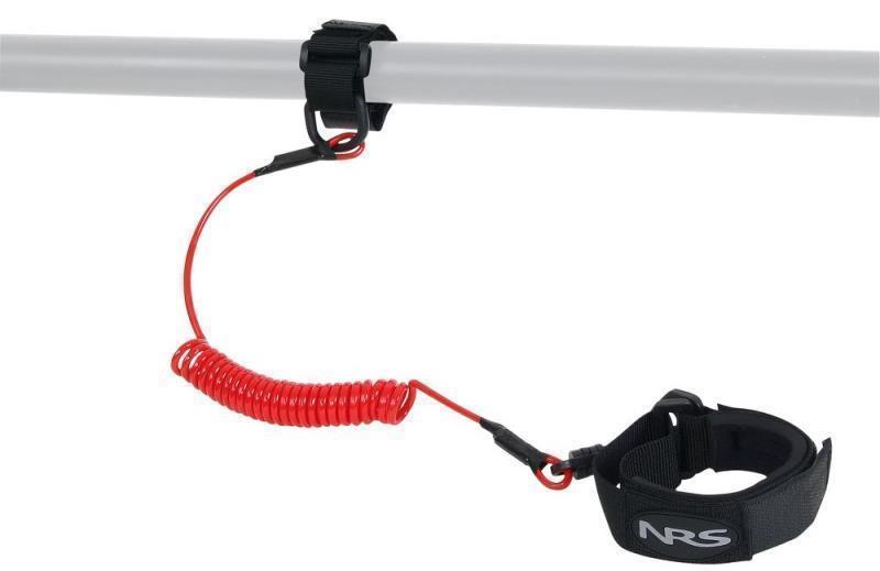Coil Paddle Leash - Red 2
