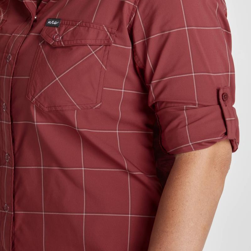 Guide LS Shirt - Womens - Vino 6