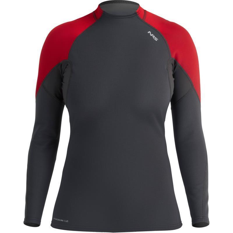 HydroSkin 0.5 LS Shirt - Womens - Graphite / Salsa 1
