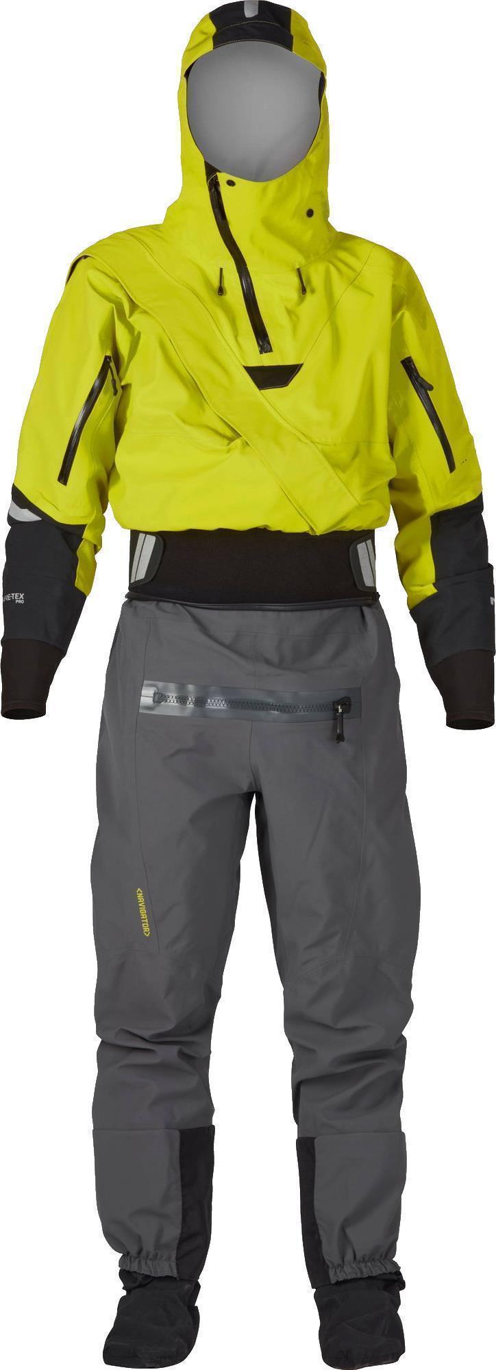 Navigator Comfort-Neck GTX Pro Dry Suit - Mens - Chartreuse 1