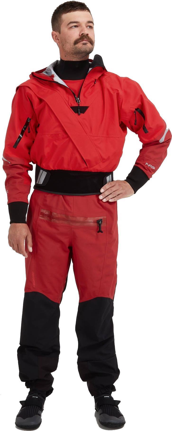 Navigator Comfort-Neck GTX Pro Dry Suit - Mens - Red 1