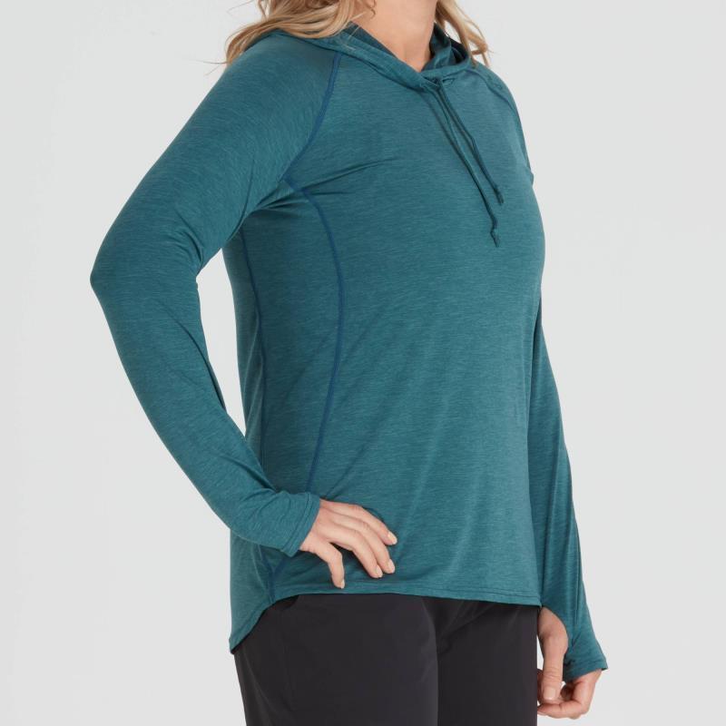 Silkweight Hoodie - Womens - Mediterranean 3