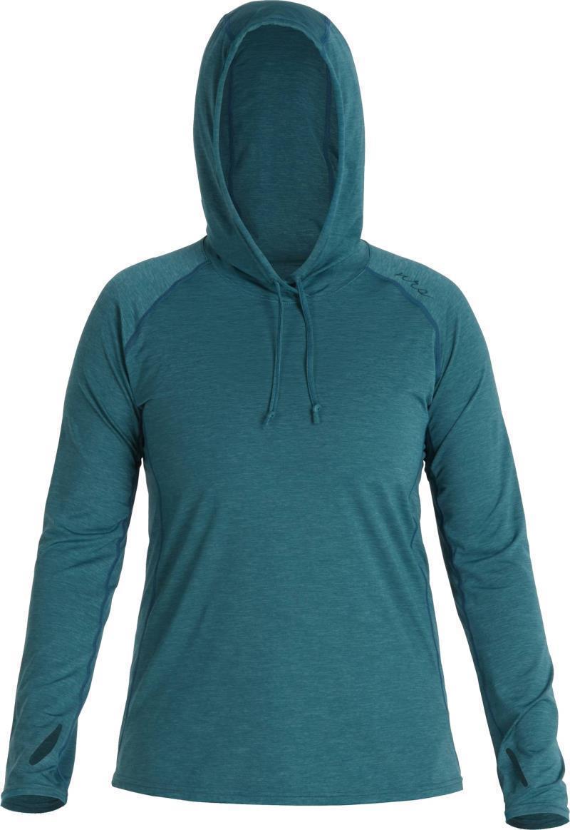 Silkweight Hoodie - Womens - Mediterranean 1