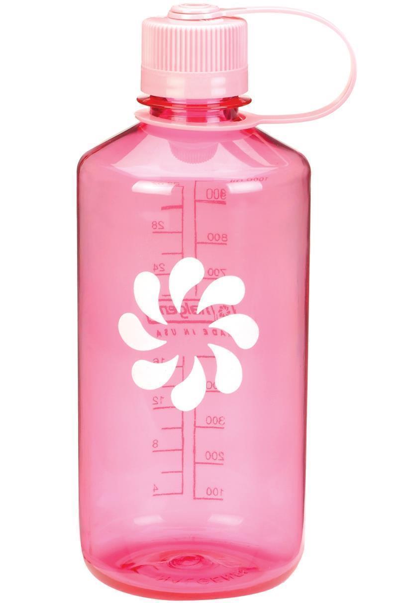 Tritan Narrow Mouth Loop Top Bottle - 1L / 32oz - pink 1