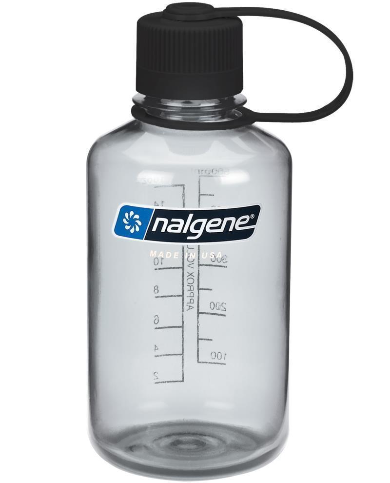 Tritan Narrow Mouth Loop Top Bottle - 500ml / 16oz - grey 1