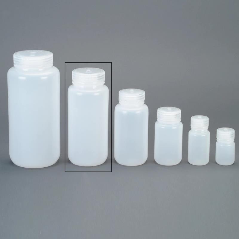 Wide Mouth Round HDPE Bottle - 500ml / 16oz - Not Applicable 1