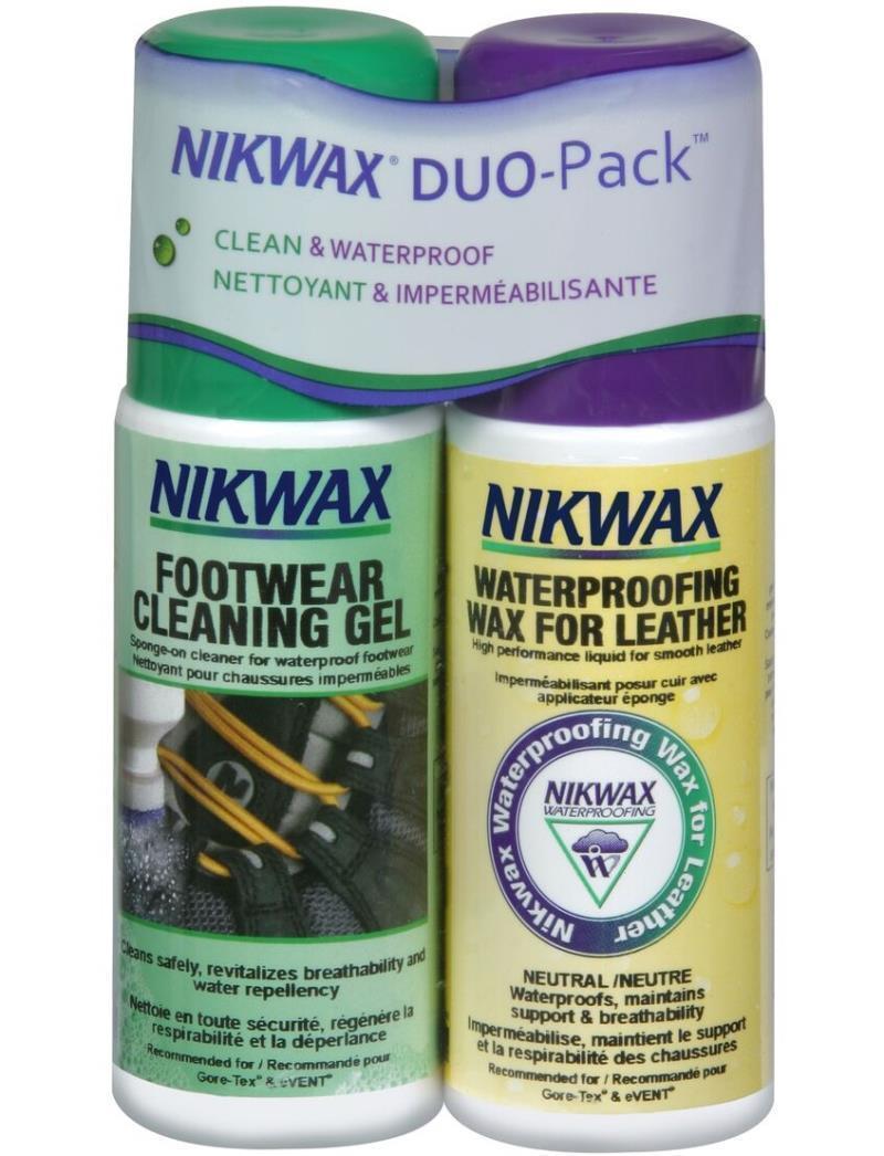Footwear Duo-Pack 4.2oz / 125ml - Waterproofing Wax for Leather Liquid & Cleaning Gel - Not Applicable 1