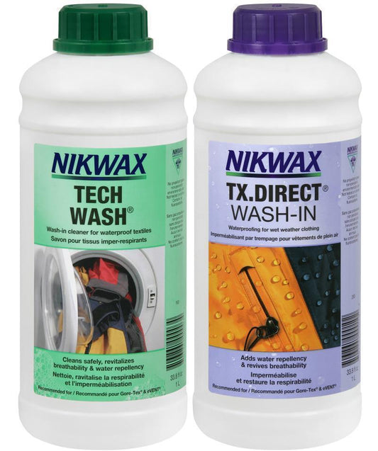 Hard Shell Duo-Pack 34oz / 1L - Tech Wash & TX.Direct Wash-In - Not Applicable 1