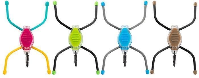 BugLit Micro Flashlight - 6-Lumens - Bright Blue / Charcoal 2