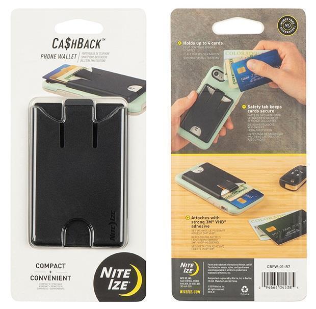 Ca$hBack Phone Wallet - Black 1