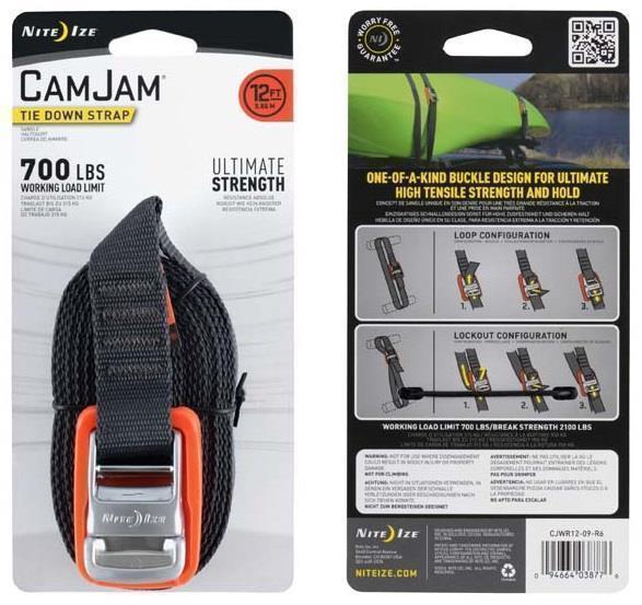 CamJam Tie Down Strap 12 ft - Not Applicable 2