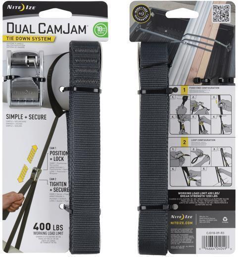 Dual CamJam Tie Down System - 18 ft - Not Applicable 1