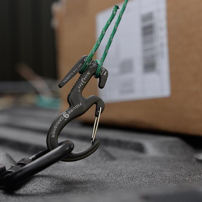 Figure 9 Carabiner Rope Tightener - Small with Rope - Black - 2 Pack - Not Applicable 3