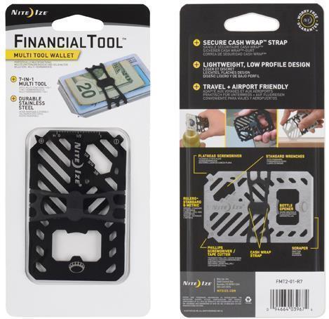 Financial Tool Multi Tool Wallet - Black 3