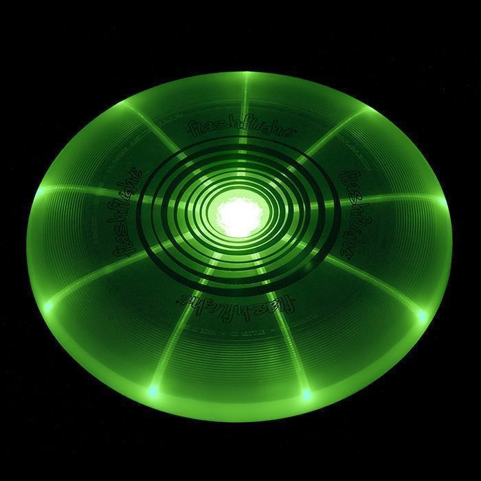 Flashflight Light Up Flying Disc - Green 1