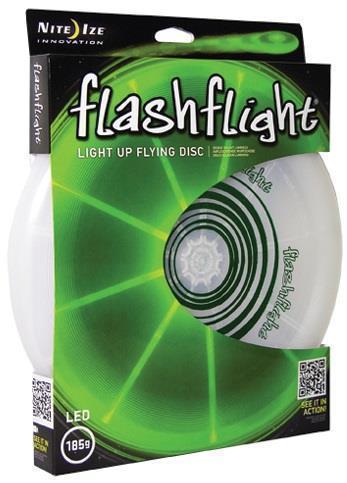 Flashflight Light Up Flying Disc - Green 2