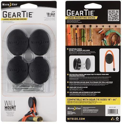 Gear Tie Dockable Puck - Large - 4 Pack - Not Applicable 2