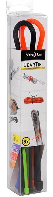 Gear Tie Reusable Rubber Twist Tie Assortment - 8 Pack - Not Applicable 1