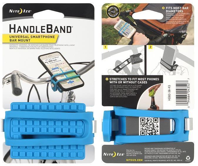 HandleBand Universal Smartphone Bar Mount - Blue 2