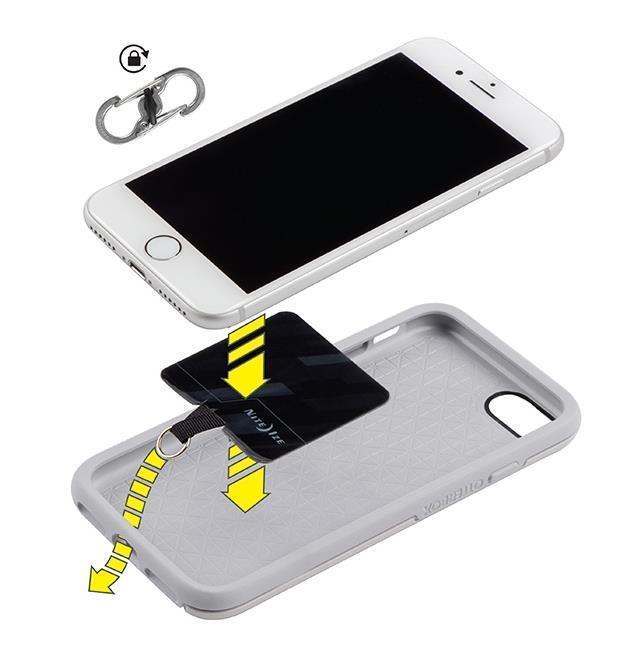 Hitch Phone Anchor + MicroLock - Stainless MicroLock - Not Applicable 3