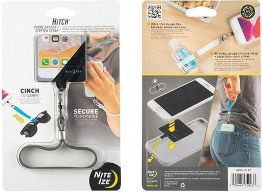 Hitch Phone Anchor + Stretch Strap - Charcoal 1