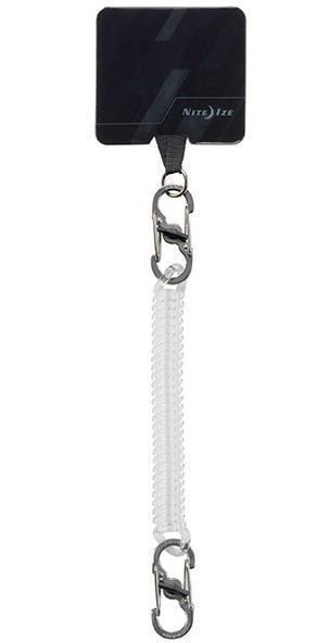 Hitch Phone Anchor + Tether - Clear Tether / Stainless MicroLocks - Not Applicable 1