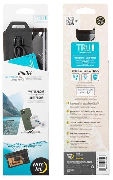RunOff Waterproo Travel Pouch - Small - Charcoal 1