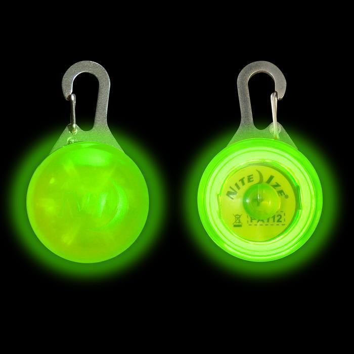 Spotlit Collar Light - Plastic - Lime Plastic 1