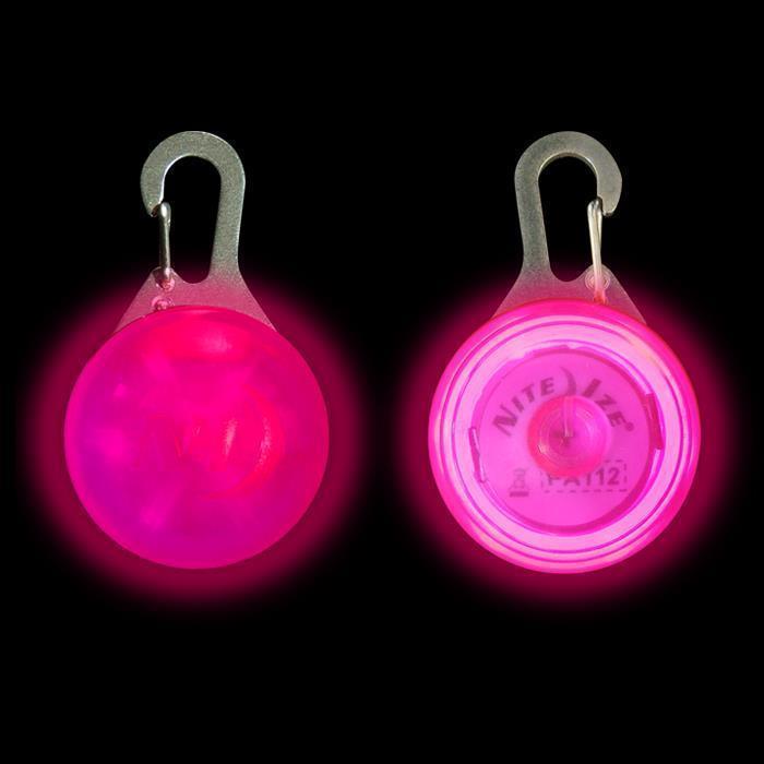 Spotlit Collar Light - Plastic - Pink Plastic 1