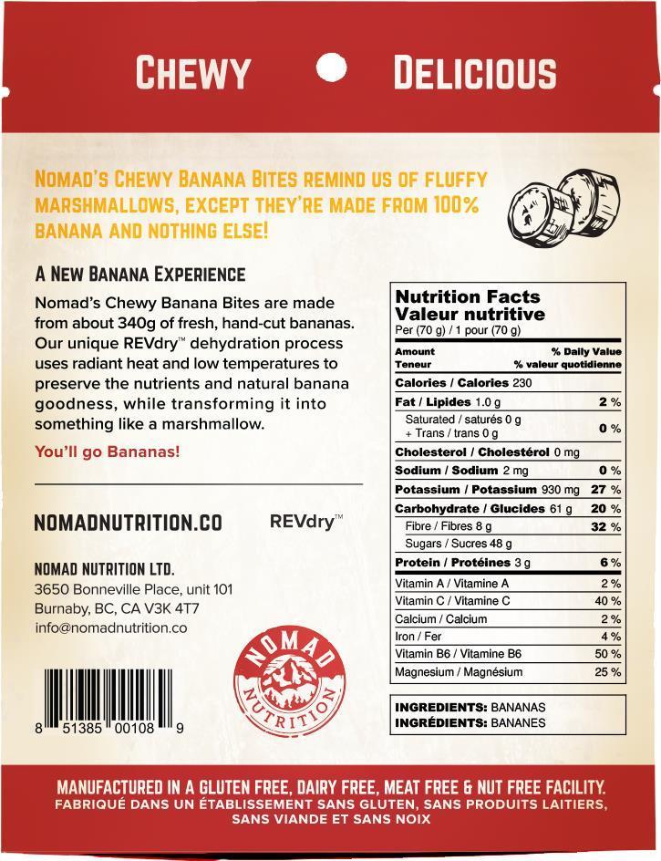 Chewy Banana Bites - 85g - Not Applicable 2