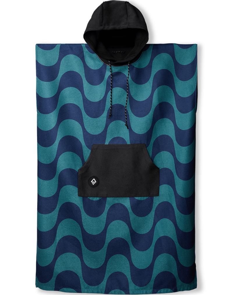 Changing Poncho - XS - Kids - Copacabana Navy Teal 1