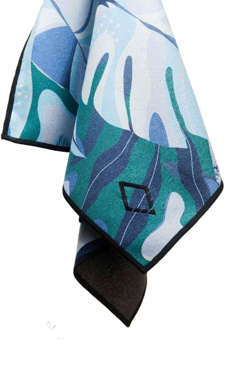 Monstera Blue Hand Towel - Not Applicable 2