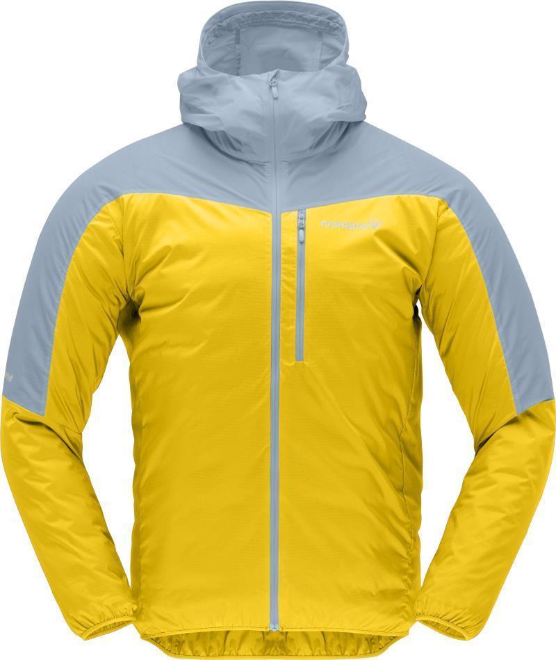 Falketind Aero60 Hood - Mens - Sulphur / Blue Fog 1