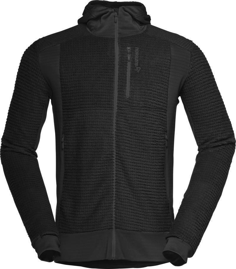 Falketind Alpha120 Zip Hood - Mens - Caviar 1