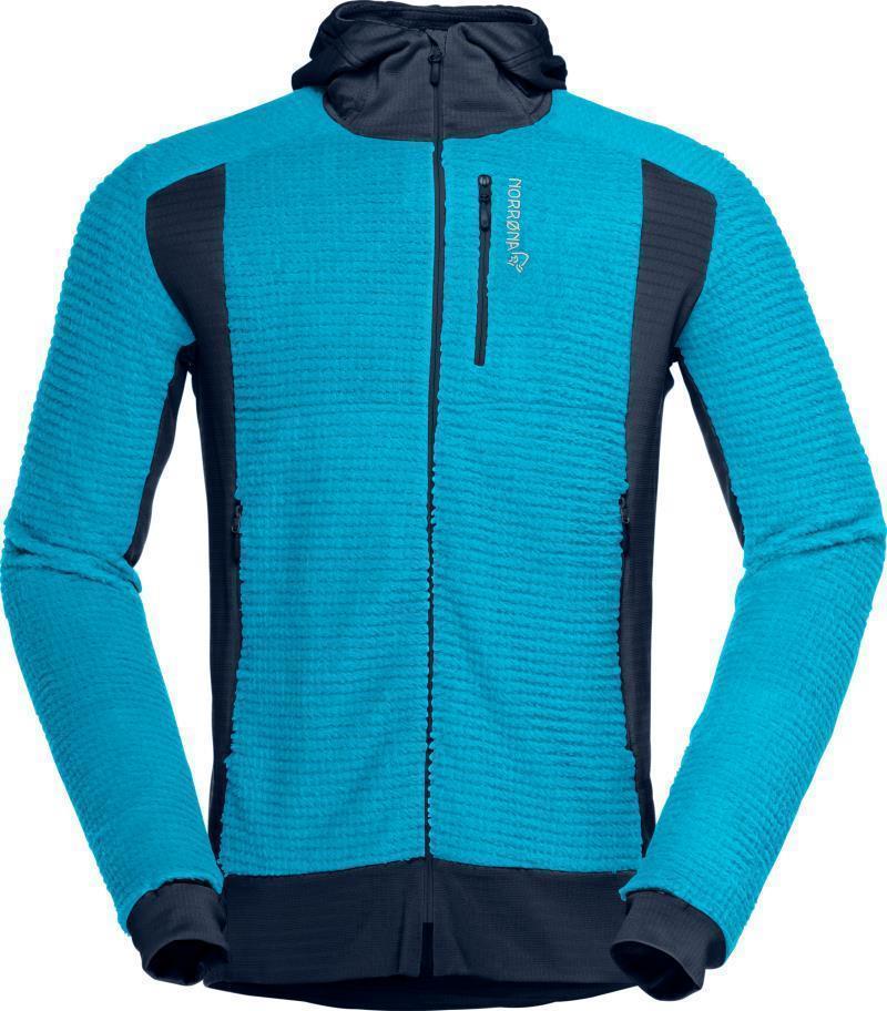 Falketind Alpha120 Zip Hood - Mens - Hawaiian Surf / Indigo Night 1